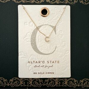 Altar’d State Initial Necklace - C